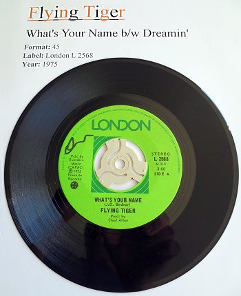 Flying
                                Tiger 45 'What's Your Name'