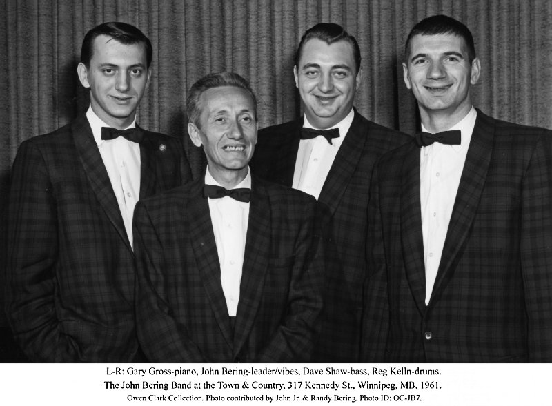 John Bering at the Town &
                              Country, Winnipeg, Manitoba, Canada 1961