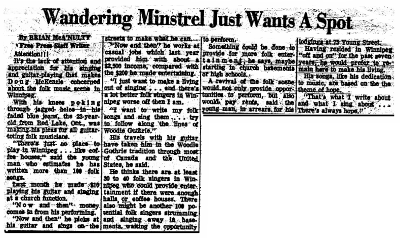 Winnipeg Free
                              Press Article