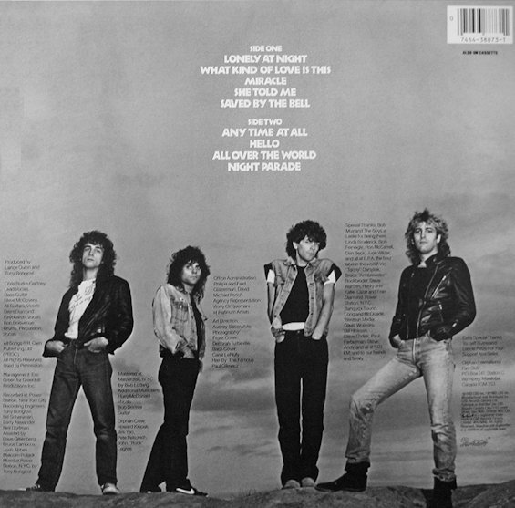 Lonely At Night (Back Cover)