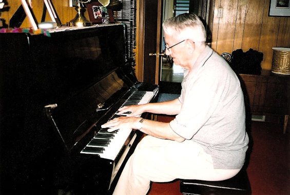 Rolf Linnebach,
                              at home