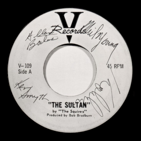 The Sultan 45 RPM
                              Single, Autographed