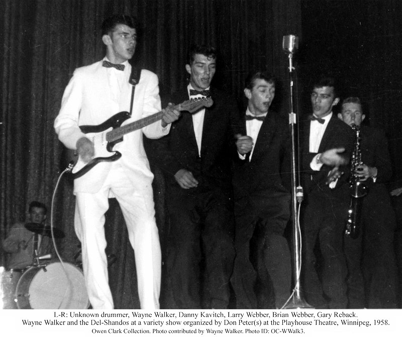 Wayne Walker and The
                              Del-Shandos 1958