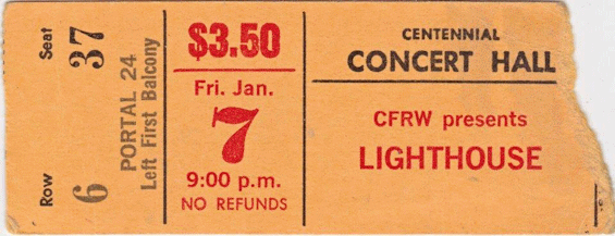 Lighthouse
                              at the Winnipeg Concert Hall