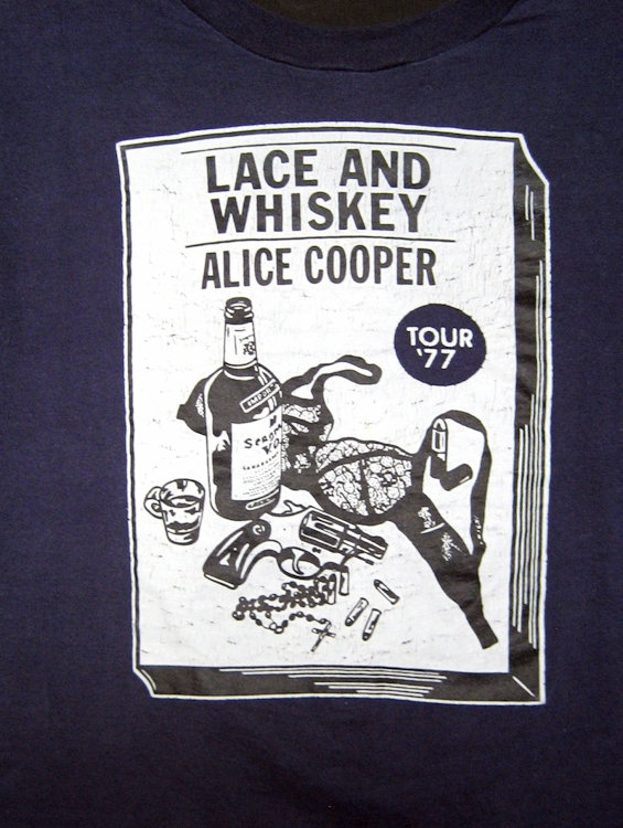Alice Cooper Lace & Whiskey Tour
                              (Front)
