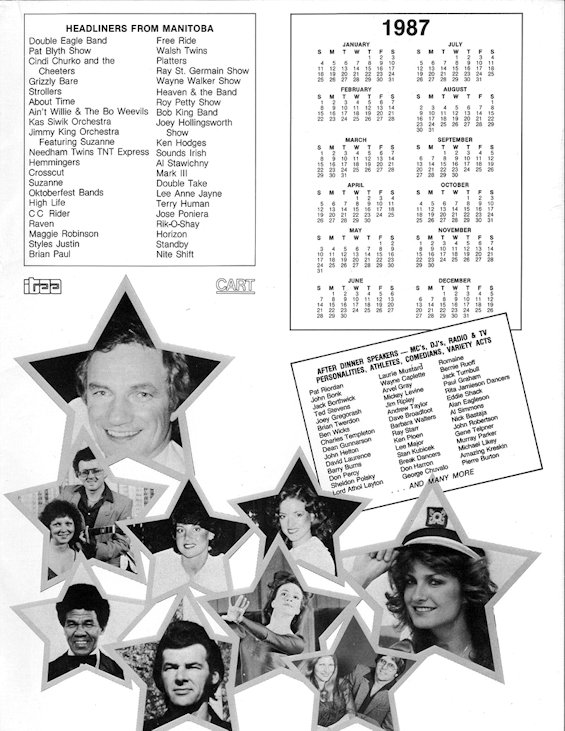 1987 Brochure - Back Cover